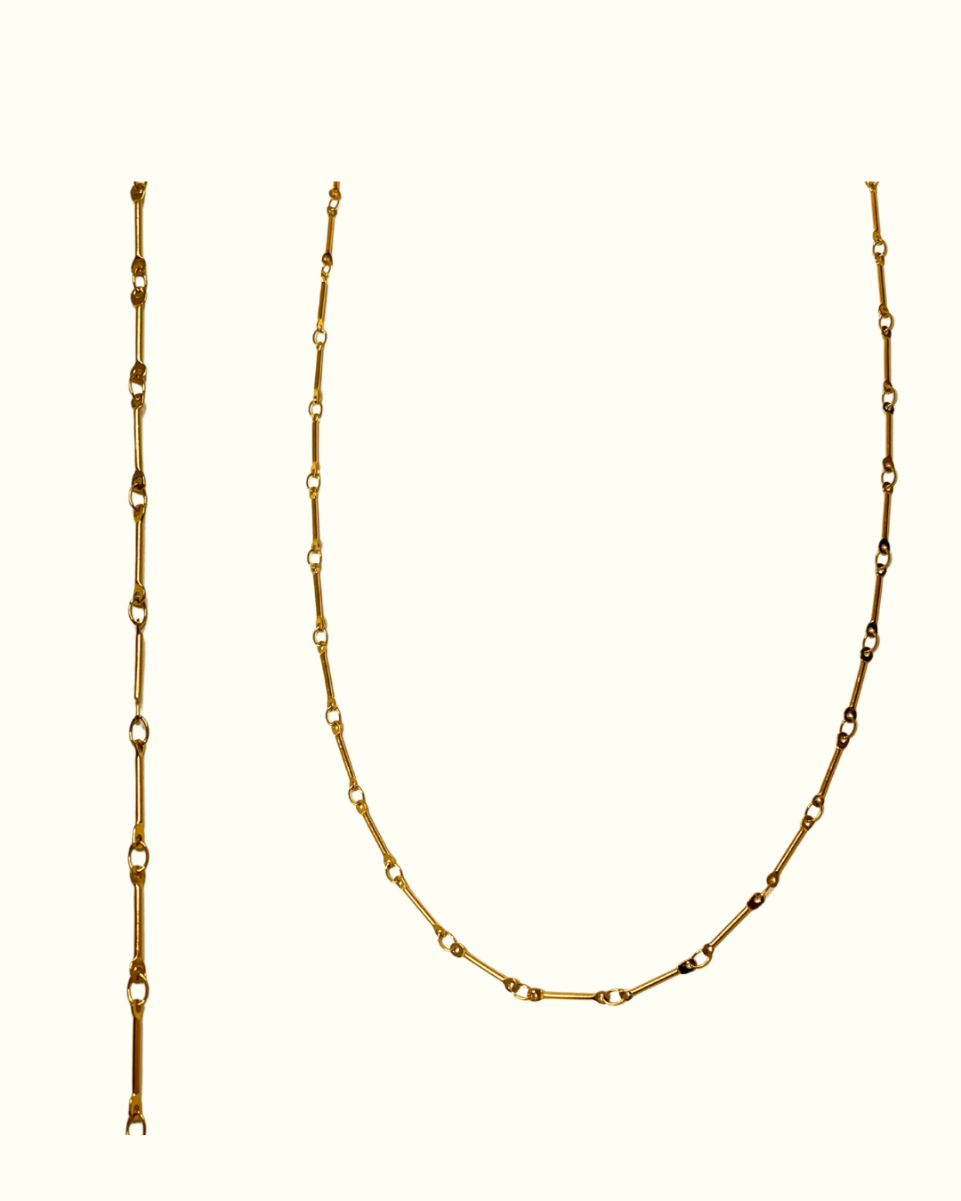 Straw Links Necklace