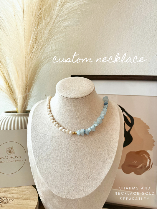 Aqua Necklace - Charm Bar