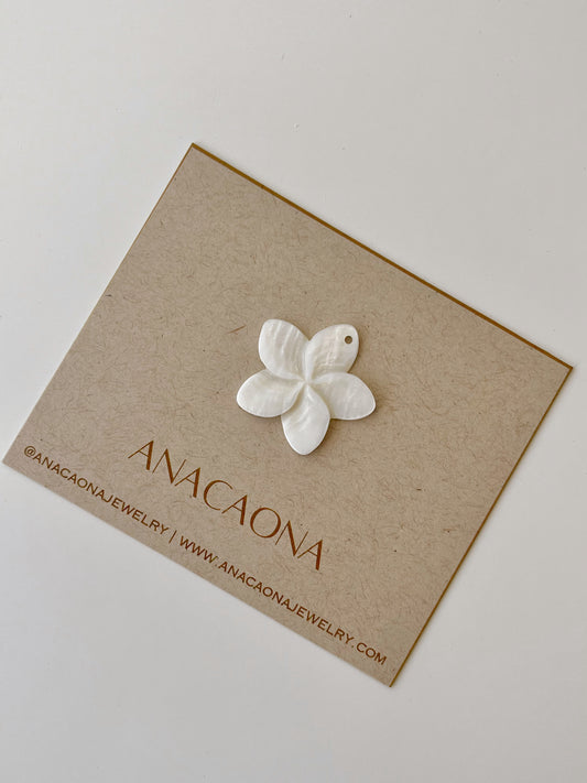 White Flower Charm