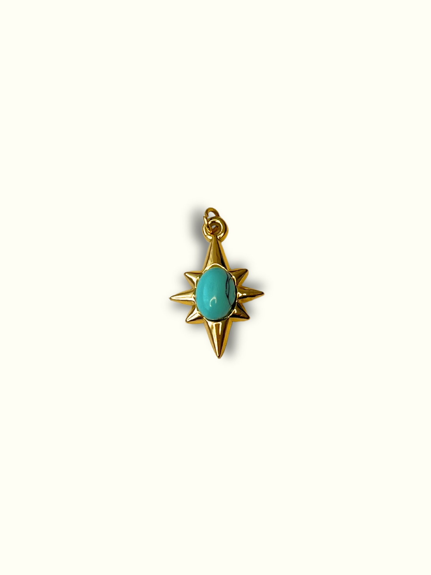 Turquoise Star Charm