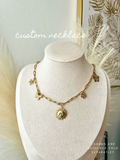 Paper Clip Necklace - Charm Bar