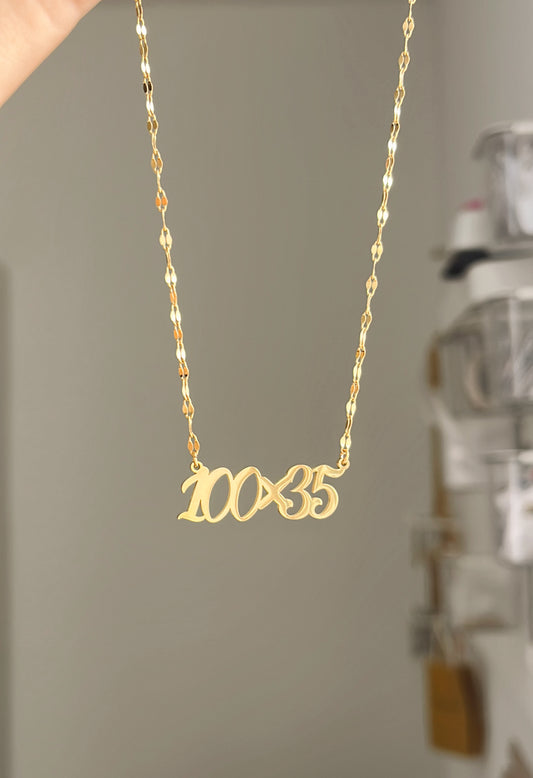 100x35 Necklace