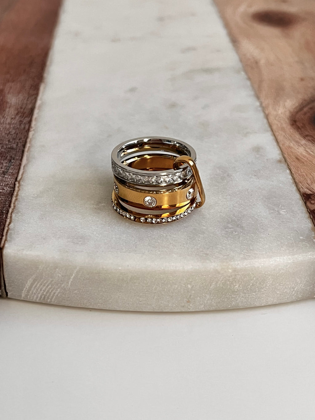 Chunky Ring Set