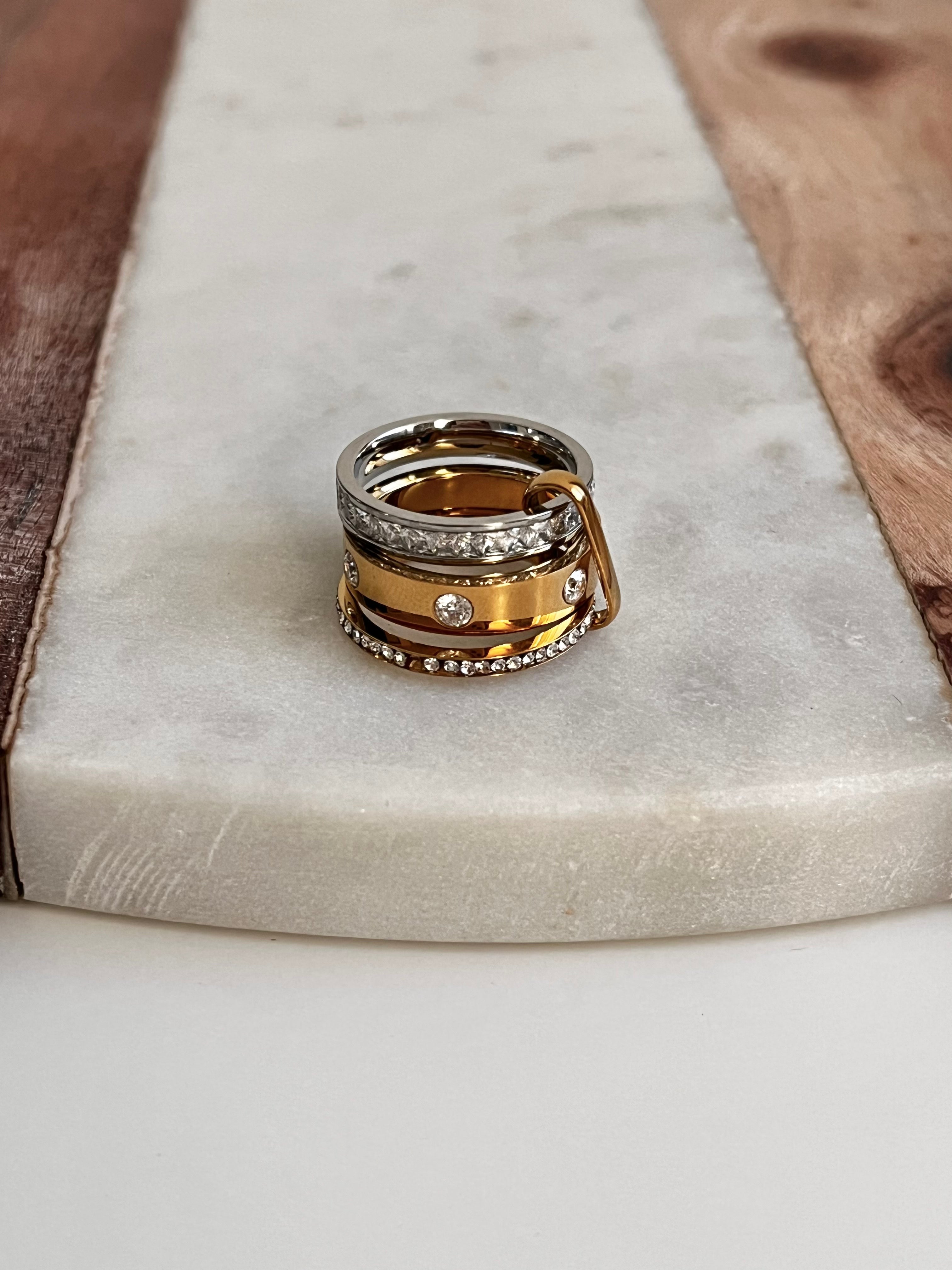 Chunky Ring Set