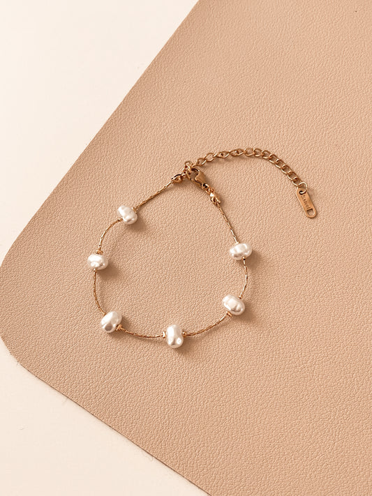 Pearl Chain Bracelet